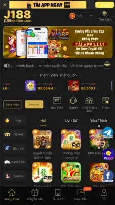 TẢI APP ứng dụng J188